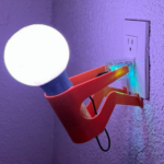 Lampada Fuga Parede (Impressão 3d)